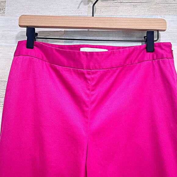 RSVP By TALBOTS Sateen Chino Pants Pink Crop Ankle Work Womens 8P 8 Petite - Picture 2 of 6